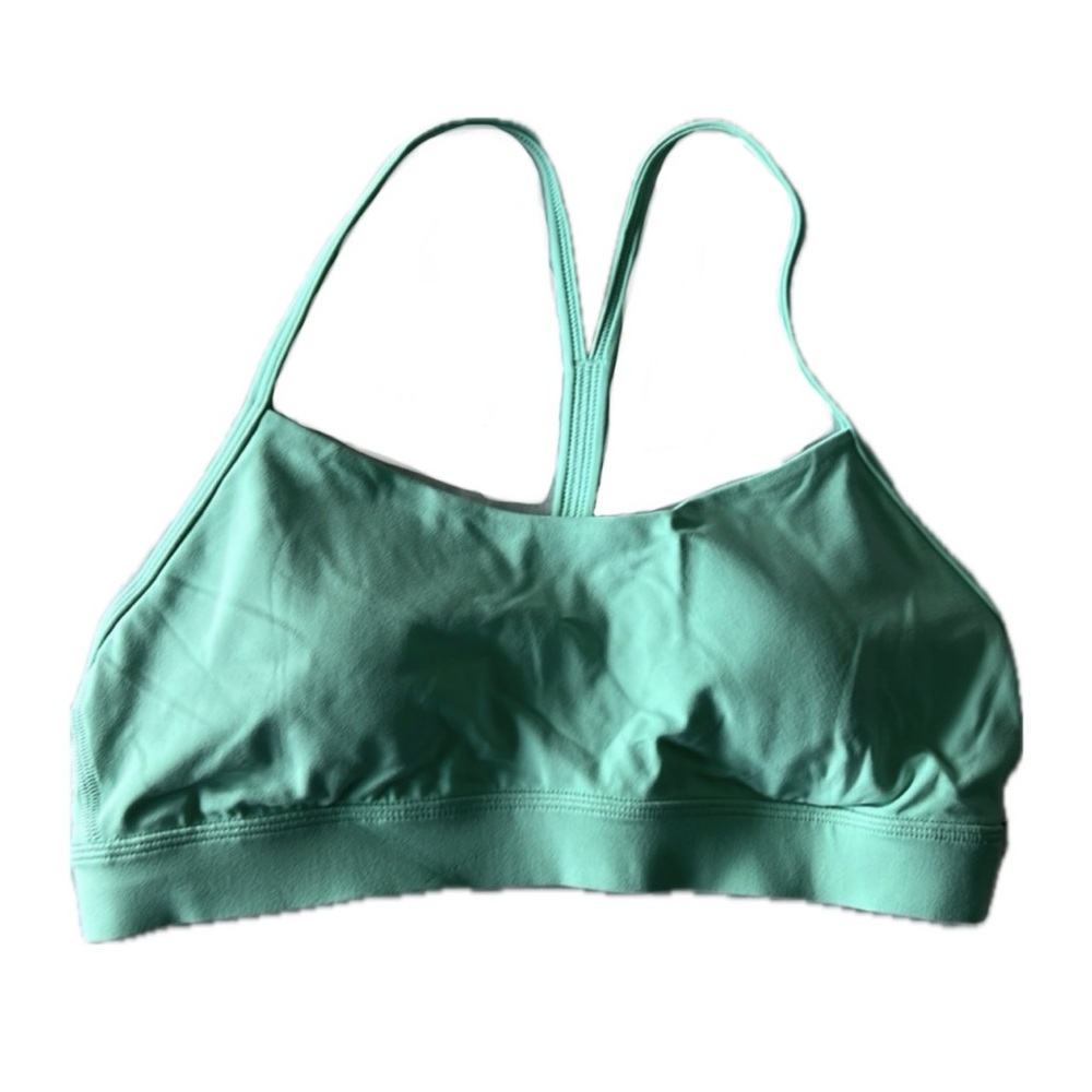 Lululemon Wild Mint Flow Y Bra Nulu